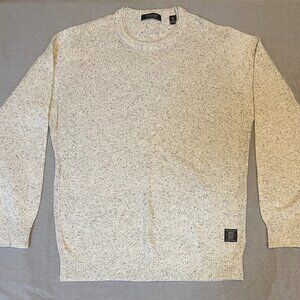 Scotch & Soda, Men Sweater XXL, Gray with Blue fleck, Wool nylon blend